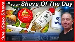 Your Sunday Straight Razor Shave Of The Day with Cella Shaving Soap