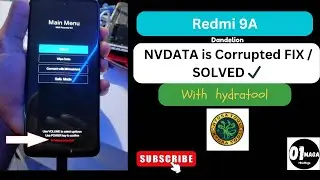 Redmi 9A [ DANDELION ] NVDATA  is Corrupted FIX / SOLVED ✔️ With Hydratool