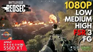 Battlefield REDSEC - RX 5500 XT | All Settings + FSR 3 Tested