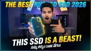 SanDisk Extreme Portable SSD 1TB Unboxing & Review in Telugu | Best Rugged SSD? | Speed Test
