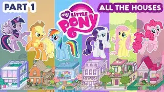 PART 1 My Little PONY Twilight Sparkle Rainbow Rarity Fluttershy Pinkie Pie not FREE TOCA BOCA Home