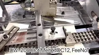 Hot melt double wall ripple paper cup machine inline with paper cups machine