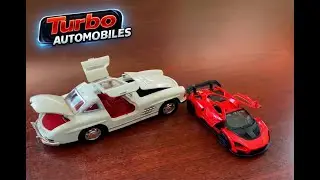 Super Sport Car Model Simulator vs Scale Alloy Red Lykan HyperSport