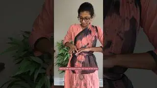 How to drape a chunni/dupatta for classical dance #classicaldance