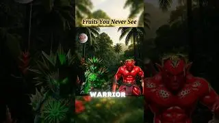 Durian🍈 + Strawberry🍓 = DuraBerry Warrior Epic Fruit Fusion Shorts #FruitFusion #Shorts #EpicFusion