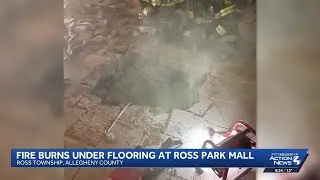 Fire at Ross Park Mall early Sunday morning