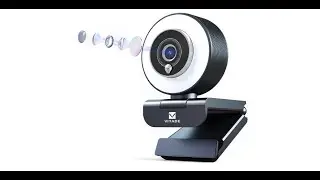 Vitade 960Pro | Vitade Streaming Webcam with Adjustable Ring Light | Vitade Full HD 1080P Webcam