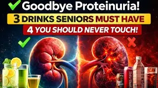 Goodbye Proteinuria! 3 Drinks Seniors MUST Have and 4 You Should NEVER Touch.