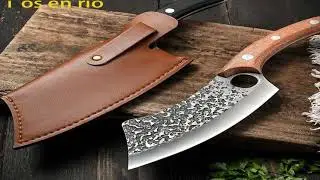 Chef Knife Forged Stainless Steel Butcher Kitchen Meat Boning Cleaver Machete Cut Rosewood