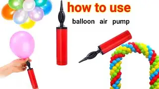 how to use balloon air pump🎈 balloon decoration air pump || only ₹40