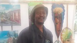 Meet artist Kovsky Cox - Bottom of St Lawrence Gap - Barbados