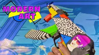 MODERN ART Blueprint Bundle Showcase| AK-47 Retro Rifle | Magnum Pop Piece | SEASON 4 Cold War
