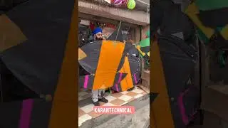 KITES & MANJHA MARKET IN PUNJAB 2023 || #shorts #youtubeshorts #kites #manjha #karantechnical