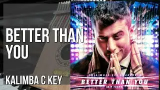 How to play Better Than You (MJF AEW 2020 Theme) by MJF on Kalimba (Tutorial)