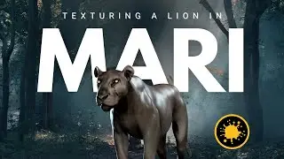 Simha with Narasimha - Making a CG Lion - Ep 28 - Texturing In MARI PART - 3 #roaringpixels #MARI