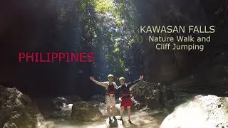 Amazing Nature Walk and Cliff Jumping at Kawasan Falls, Philippines (CEBU Ep.2)