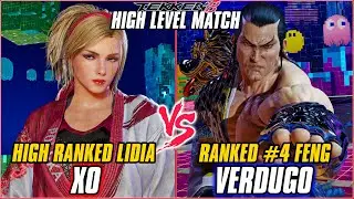 TEKKEN 8 ▰ XO (Lidia) vs VERDUGO (#4 Ranked Feng) ▰ T8 GAMEPLAY