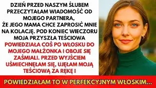 Dzień Przed Ślubem Narzeczony Napisał   Mama Chce Cię Na Kolację