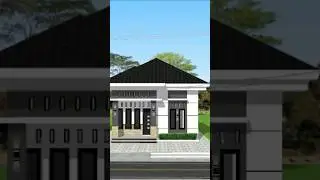 Desain rumah 6x8 m minimalis #desainrumah #rumahminimalis #6x8 #house #foryou #ytshorts #xyzbca