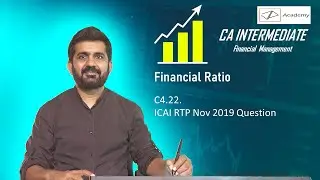 Financial Ratio. ICAI RTP Nov 2019 Question.