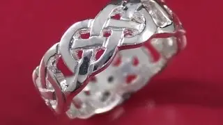 Irish celtic wedding ring