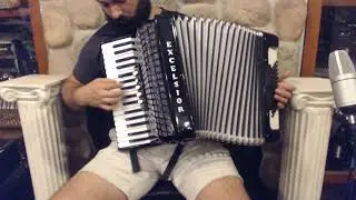 4836 - Black Excelsior 72 Piano Accordion LMM 34 72 $2499