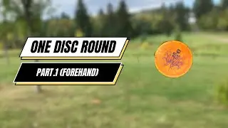 One disc round pt. 1 (forehand) Razor claw 2 | disc golf challenge