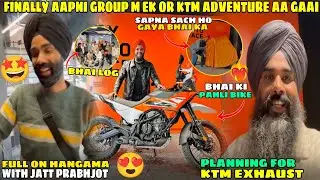 Gurprince Ki New KTM😍|Delivery Pe Full On Hangama With @jattprabhjot 😱| Planning For KTM Exhaust??🔥