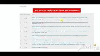 OLM Recruitment 2020, 817 BPM, Project Assistant & Other Vacancies, Apply Online