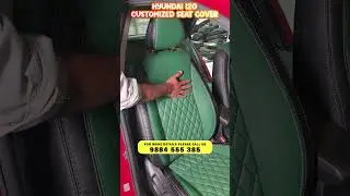 Hyundai i20 Customized Seat Cover | Premium Car Seat Cover | Car Interior Works | Car Sense Chennai