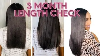 3 Month Length Check #1 I Hair Discoveries? l KSTIKESDESIGNS