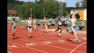 200m Women, Semifinal 1, European U20 Championships, Bor&aring;s SWE, 2019