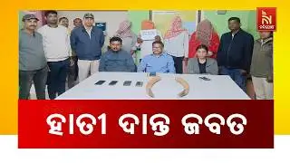 ବାଲେଶ୍ୱର ଜିଲ୍ଲା ସୋର ଥାନା ତଳନଗର ଗାଁରେ ଚଢାଉ  ; ୨ଟି ହାତୀ ଦାନ୍ତ ଜବତ କଲା ବନ ବିଭାଗ