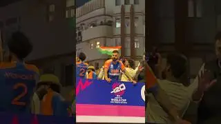 JEET KA JASHN! Team India's T20 World Cup Victory Parade Rohit Sharma #20WorldCupOnStar #viratkohli