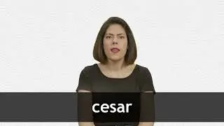How to pronounce CESAR in European Spanish