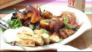 12 Days of Grilling: Bacon Wrapped Peaches
