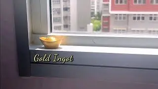Living alone /HDB 2room 47sqm ~ new sofa, got gold ingots to attract more wealth hopefully... 