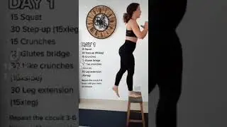 DAY 1 Free 3-Week Challenge With Serena, Legs and Core