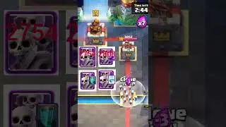 Skeleton Army Damage Comparison #clashroyale #clashroyaleshorts #clashroyalememes