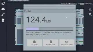 Early demo of my disk usage analyzer app