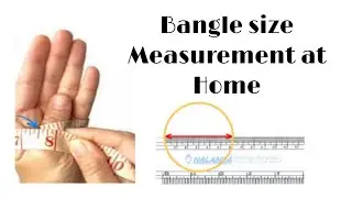 How to Measure your Bangle size for Baby and Adults at home #prettyu