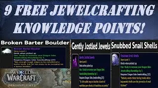 9 Free Jewelcrafting Profession Knowledge Points in Zaralek Caverns