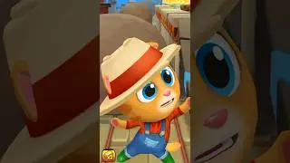 Talking Tom Gold Run Farmer Ginger Funny Fails #shorts #viral