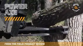Quick Attach&reg; Power Axe&trade; Skid Steer Tree Shear with Hydraulic Rotation