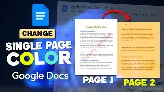 Как изменить цвет одной страницы в Google Docs &mdash; Простое руководство 2025