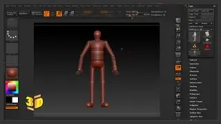 Belajar membuat Base mesh manusia di ZBrush Bahasa Indonesia