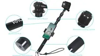 HSU Waterproof Extension Pole for GoPro
