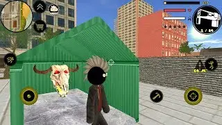 Stickman Rope Hero | Naxeex | HELL SKULL Android Gameplay HD