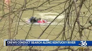 Crews conduct search on Kentucky river for missing person case