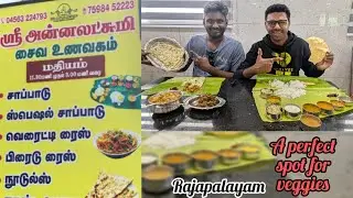 இராஜபாளையம் ஶ்ரீ அன்னலட்சுமி சைவ உணவகம் 🍚 Shri Annalakshmi Veg Restaurant Rajapalayam 😋 FT @ntngSpcl